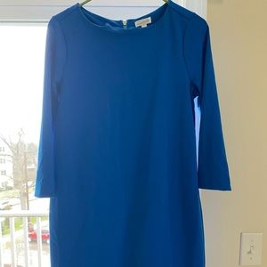 Blue Knee Length Dress